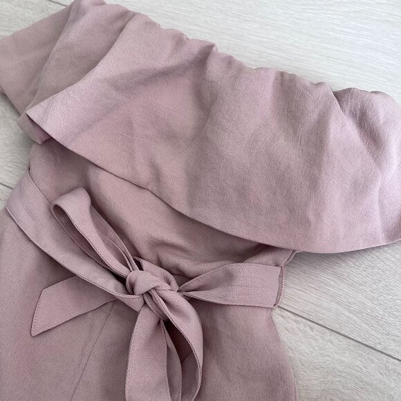 Aritzia Babaton Flutter Jumpsuit Strapless - Picture 2 of 8